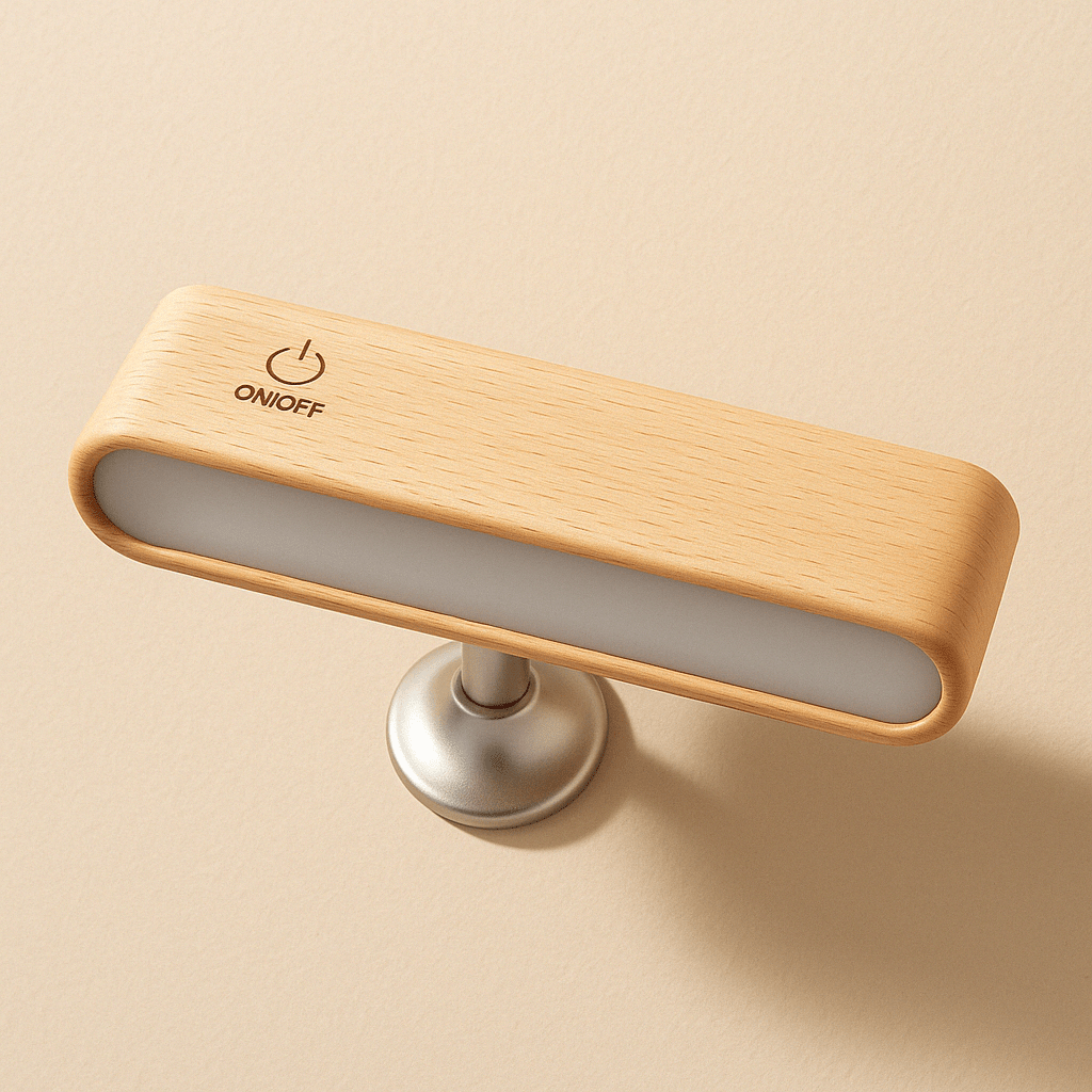 Rechargeable 360° Rotatable Wooden LED Wall Light - Lattea Global