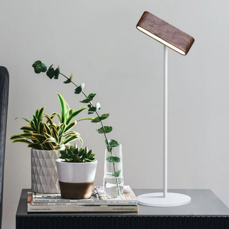 Rechargeable 360° Rotatable Wooden LED Wall Light - Lattea Global
