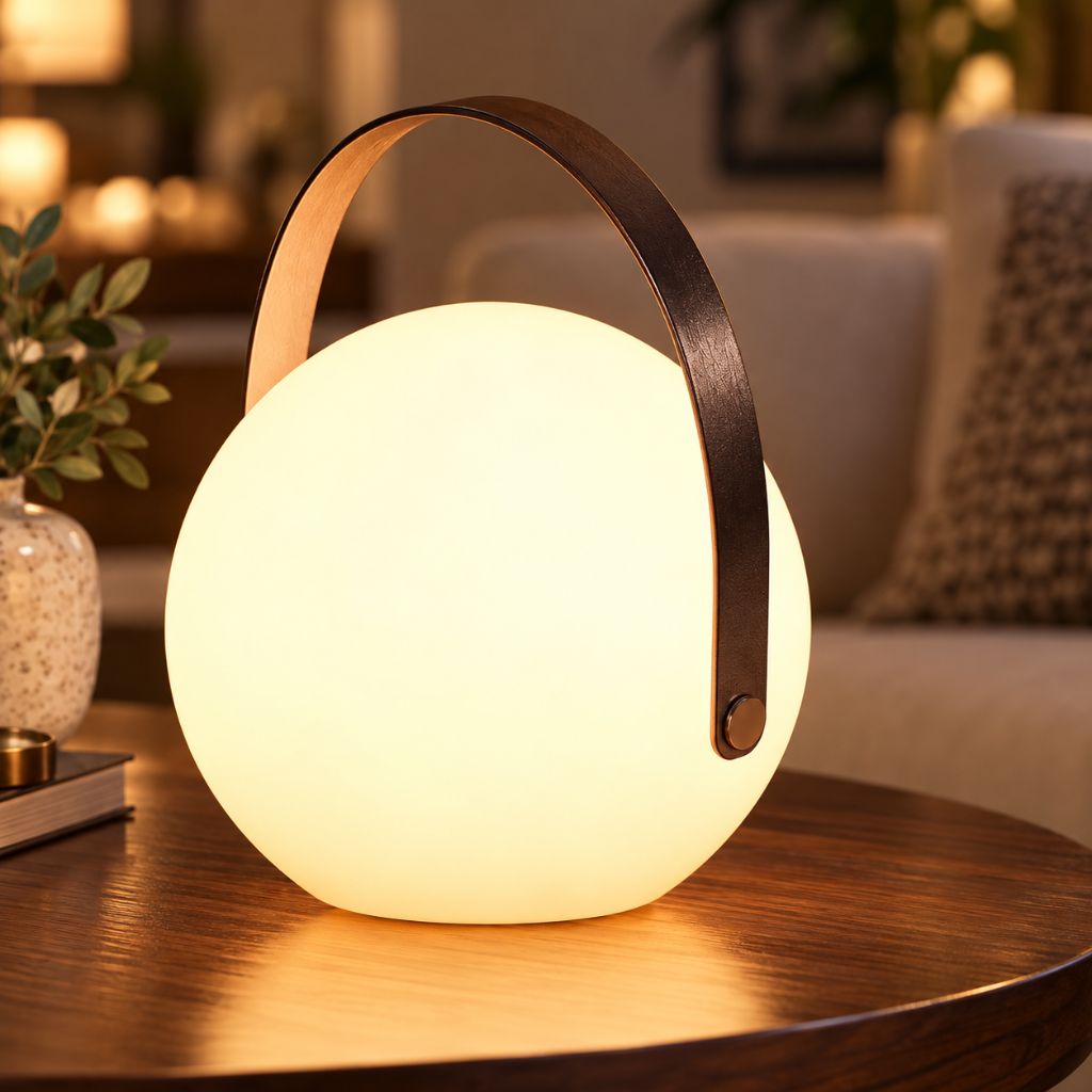 Rechargeable RGB LED Lantern with Handle and Remote Control