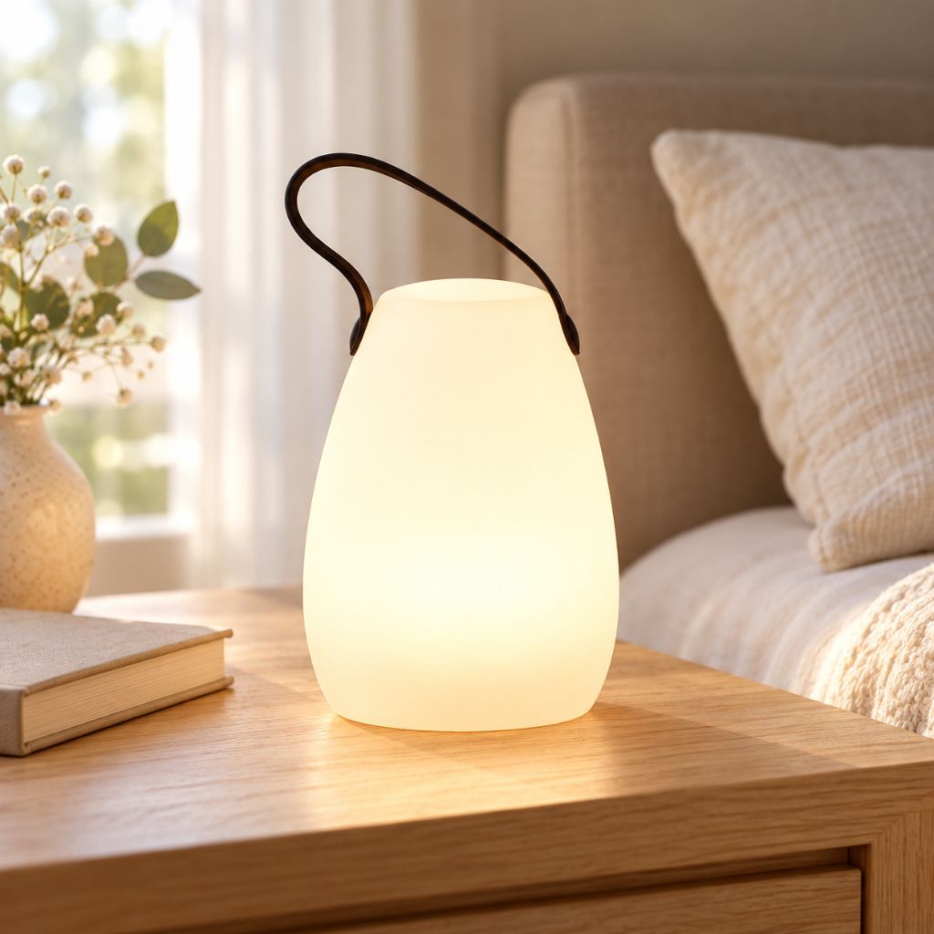 Rechargeable RGB LED Lantern with Handle and Remote Control
