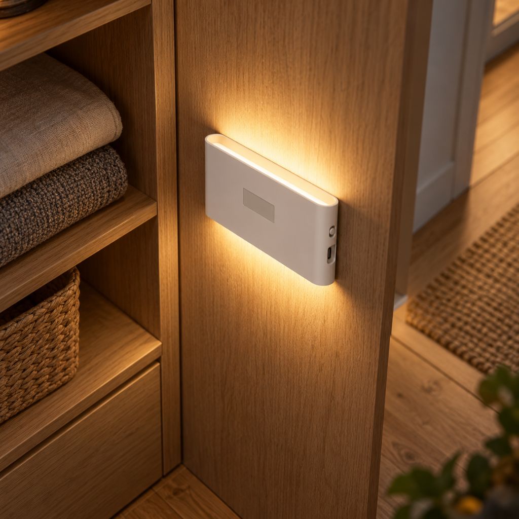 Rechargeable Up & Down LED Night Light with Motion Sensor