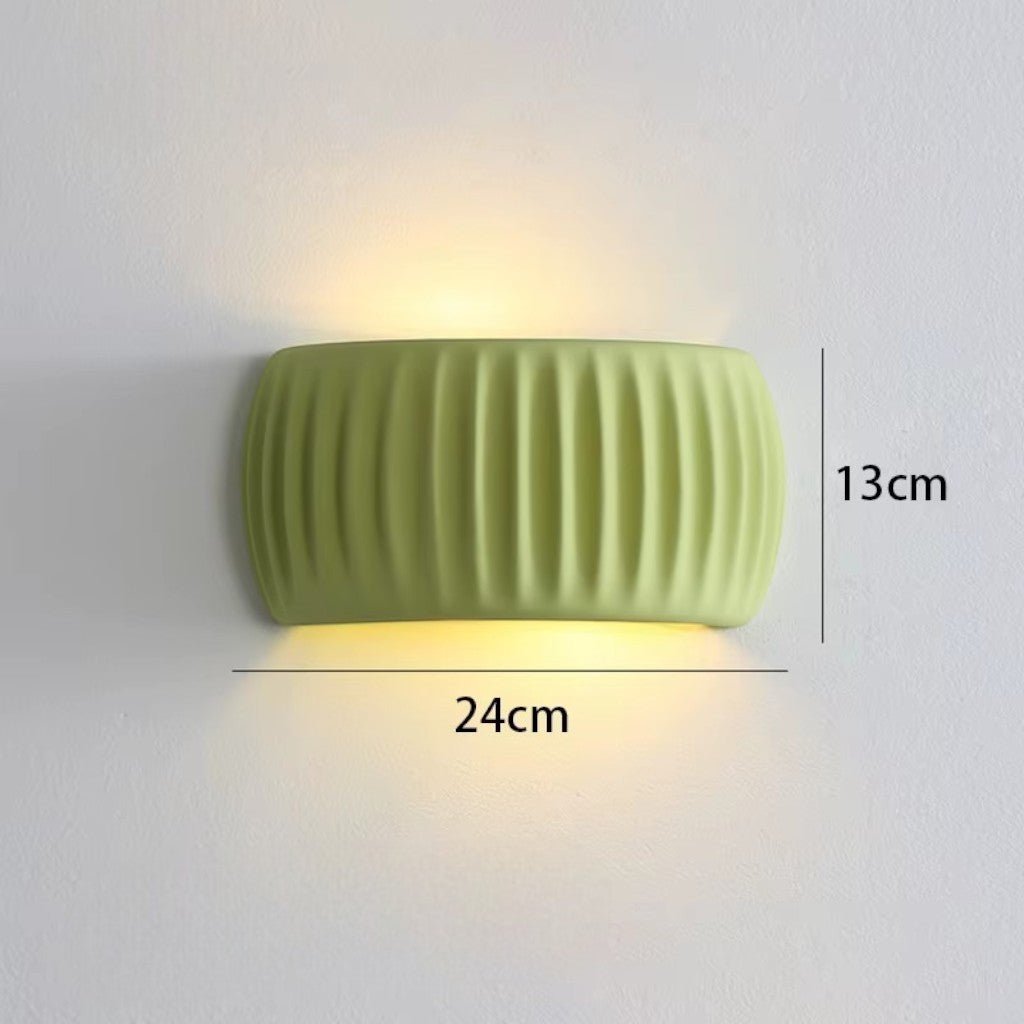Resin Bedside Wall Light French Art Deco Style - Lattea Global
