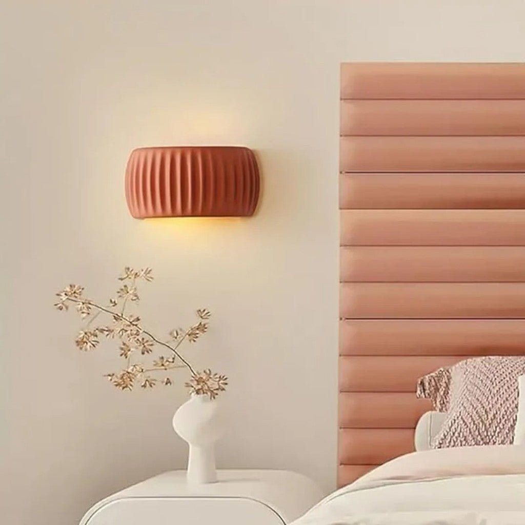 Resin Bedside Wall Light French Art Deco Style - Lattea Global