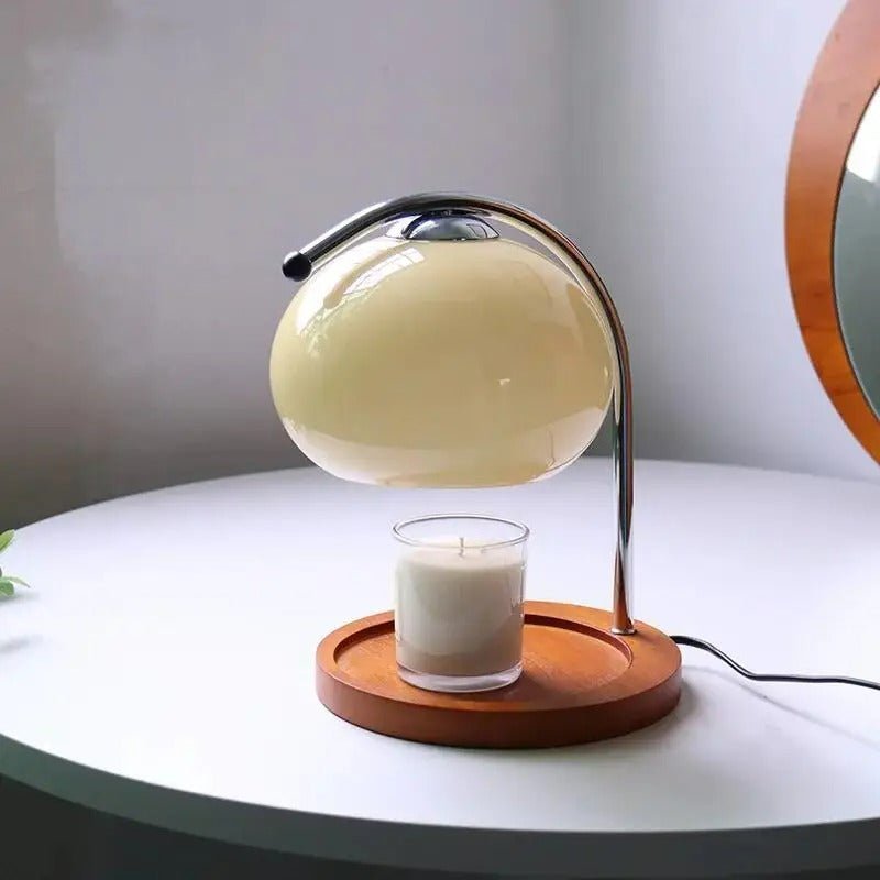 Retro Aromatherapy Candle Warmer and Table Lamp - Lattea Global