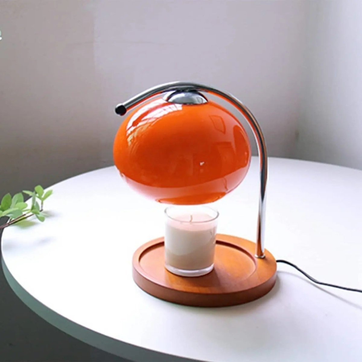 Retro Aromatherapy Candle Warmer and Table Lamp - Lattea Global