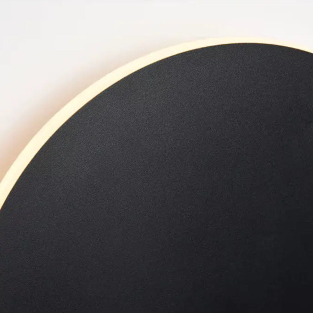 Round Backlit Sconce LED Wall Light for Interiors