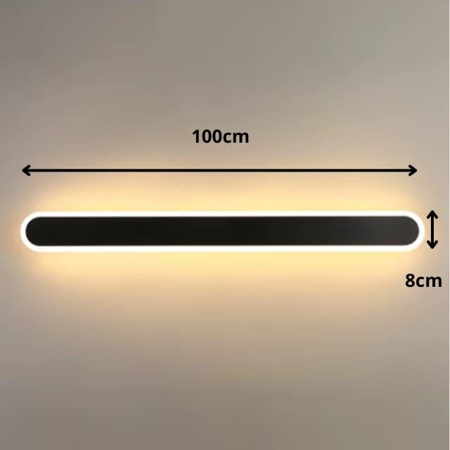 Rounded Edge Aluminium Outdoor Wall Light - Lattea Global