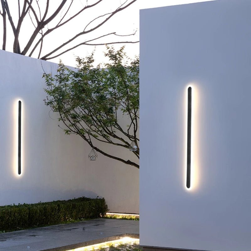 Rounded Edge Aluminium Outdoor Wall Light - Lattea Global