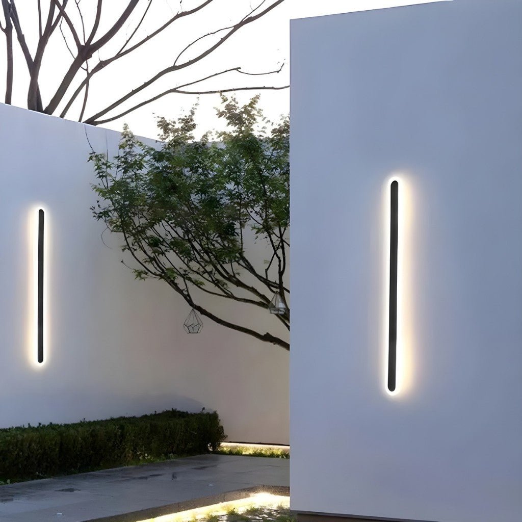 Rounded Edge Aluminium Outdoor Wall Light