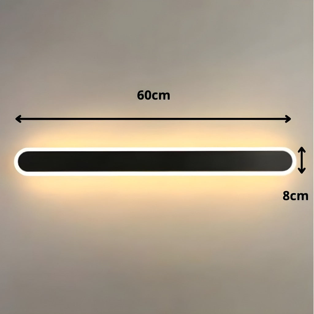 Rounded Edge Aluminium Outdoor Wall Light