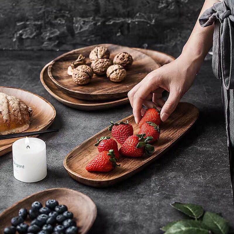 Royal Acacia Wood Serving Tray - Lattea Global