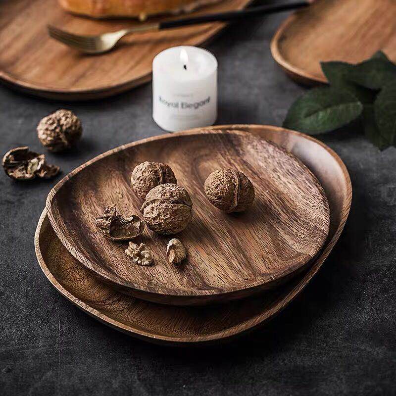 Royal Acacia Wood Serving Tray - Lattea Global
