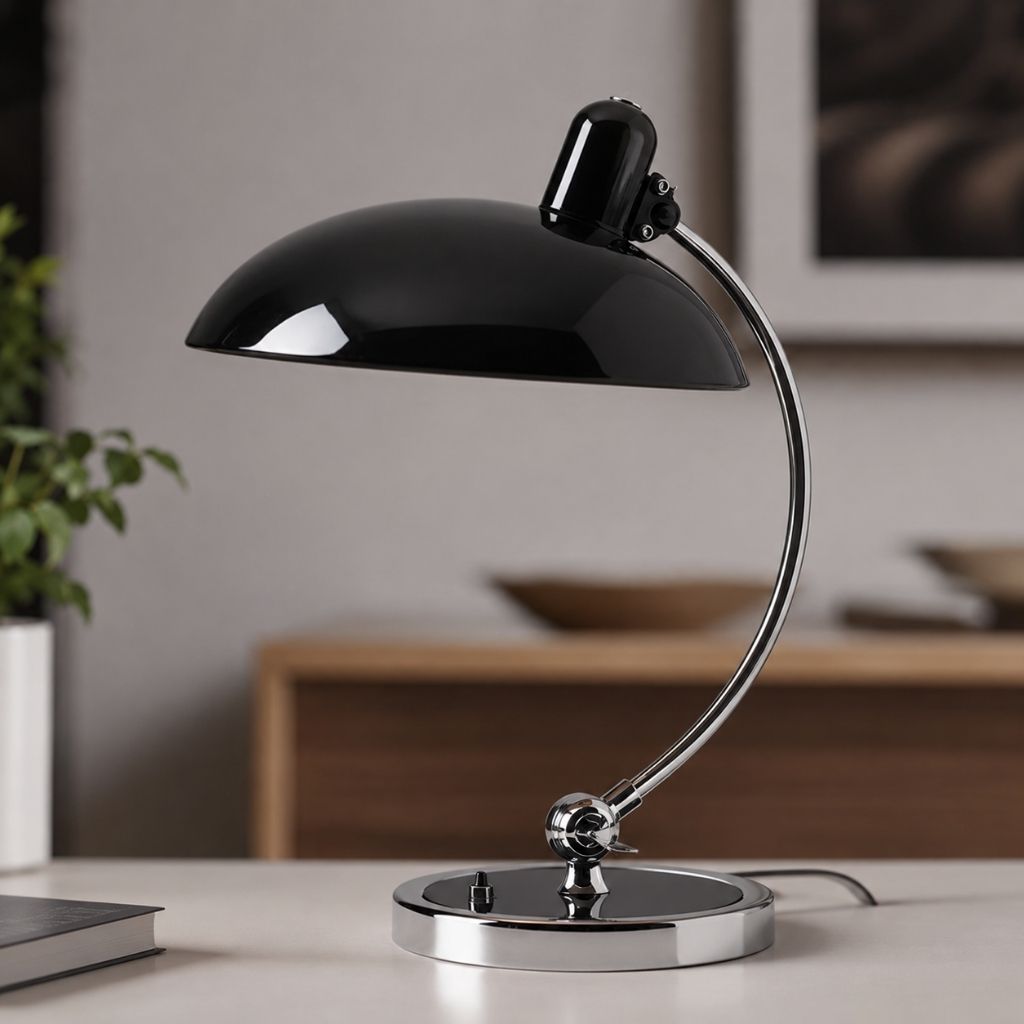 Scandinavian Metal Desk Lamp