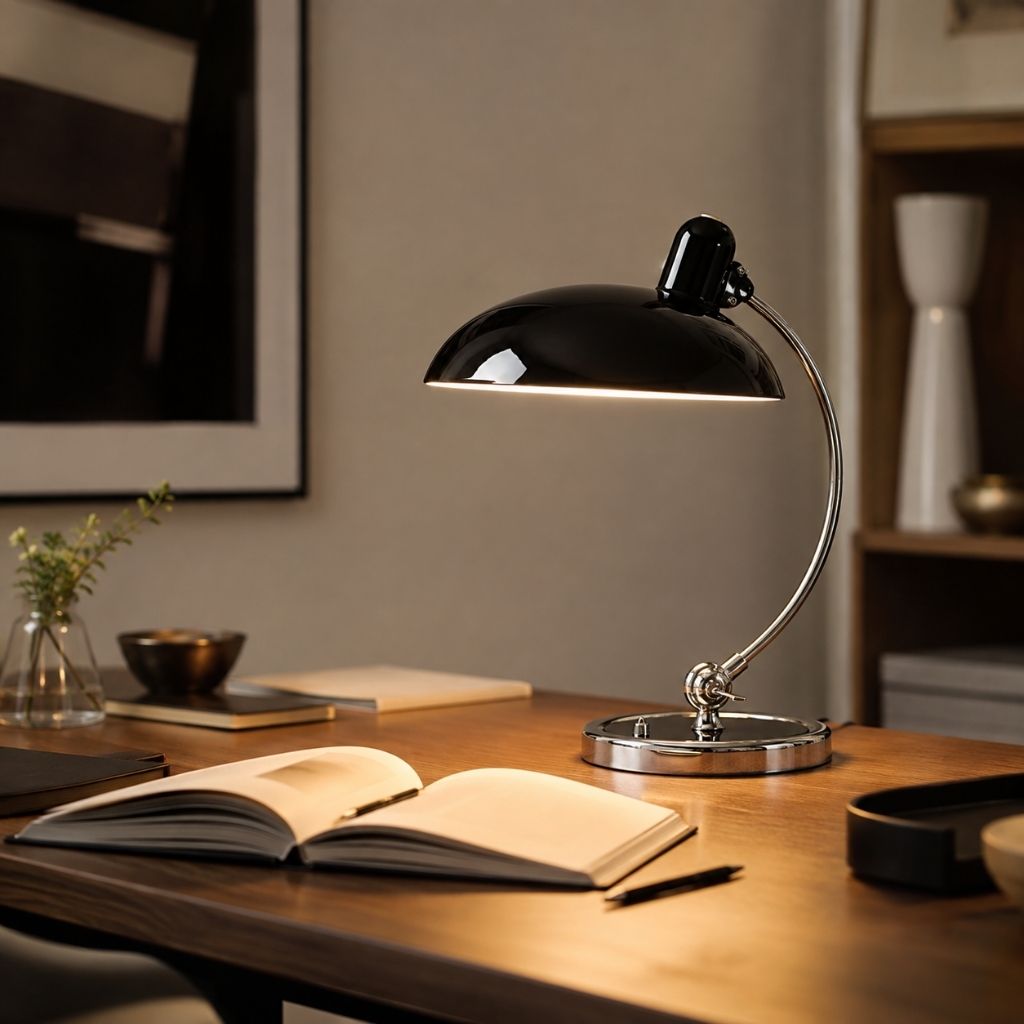 Scandinavian Metal Desk Lamp