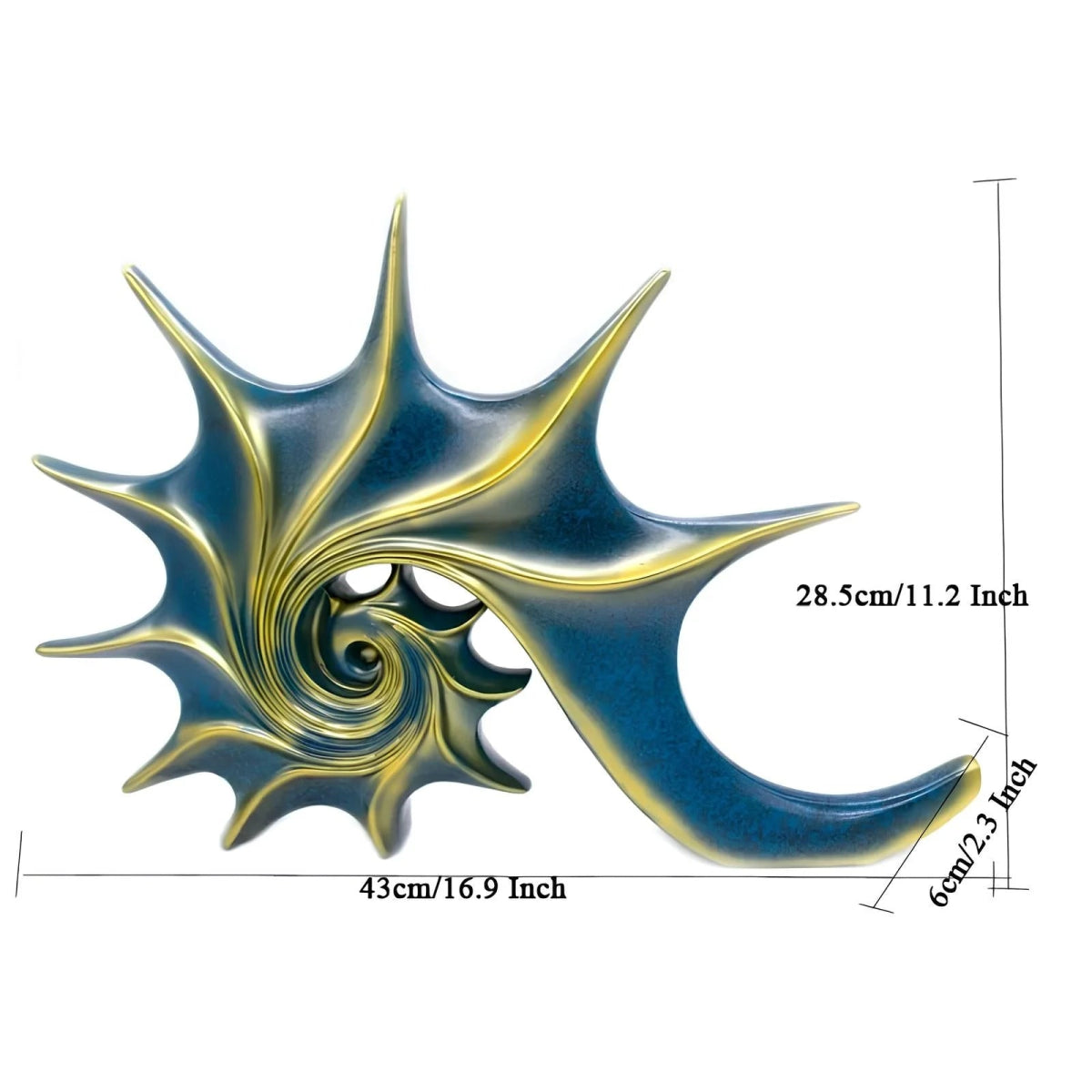 Sea Snail – Coastal - Themed Decorative Ornament - Lattea Global