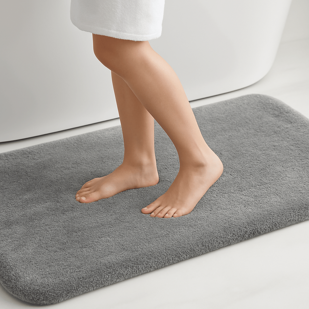 Shaggy Rug - Non-Slip Bath Mat Dry Quickly