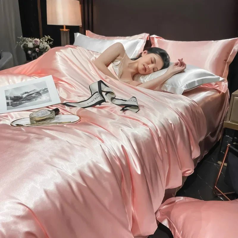 Silk Bedding Set Soft and Breathable - Lattea Global