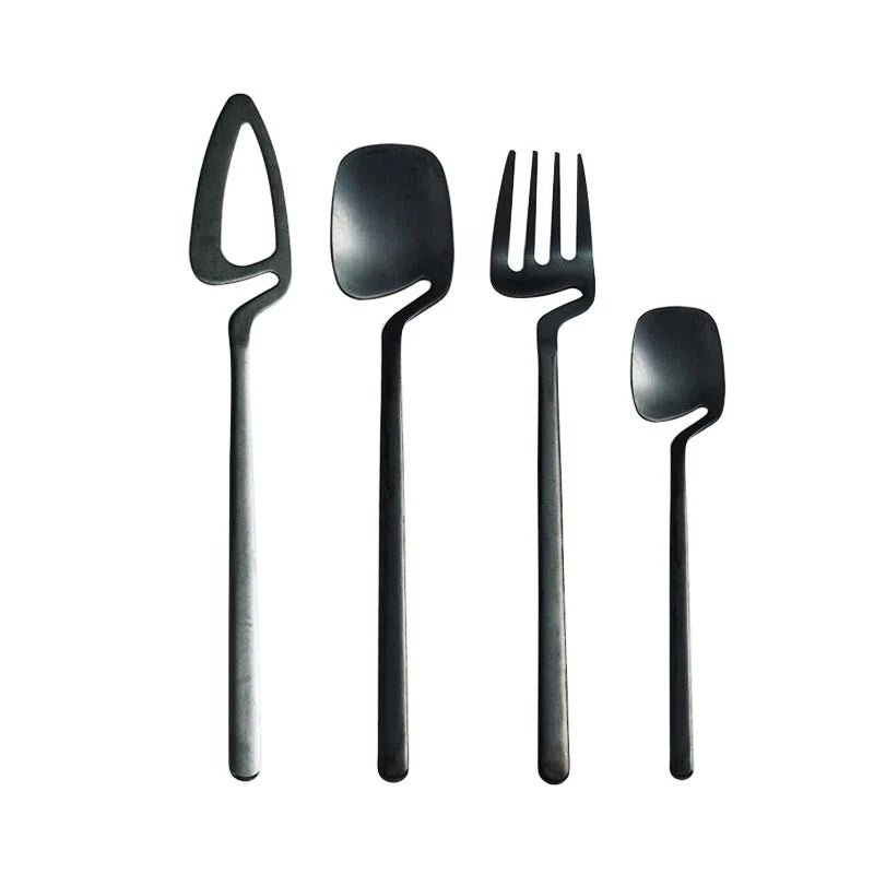 Skeleton Cutlery Set – Luxe Stainless Steel with Bold Contemporary Design - Lattea Global