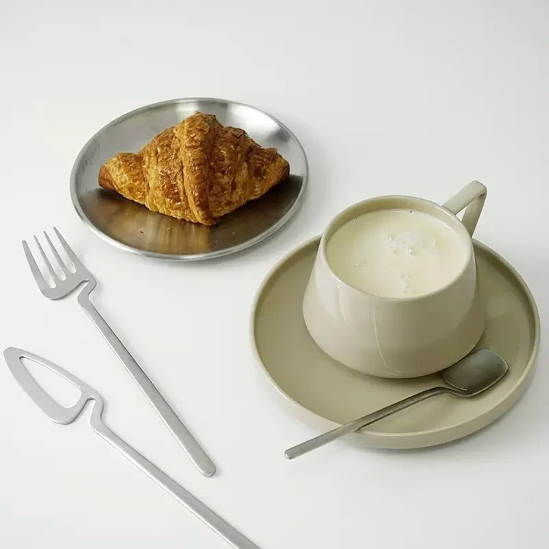 Skeleton Cutlery Set – Luxe Stainless Steel with Bold Contemporary Design - Lattea Global