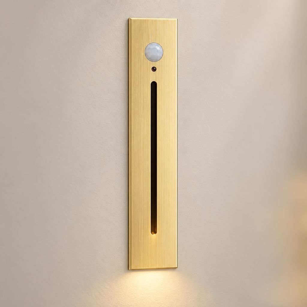 Slim Aluminium Recessed LED Step Light with Motion Sensor