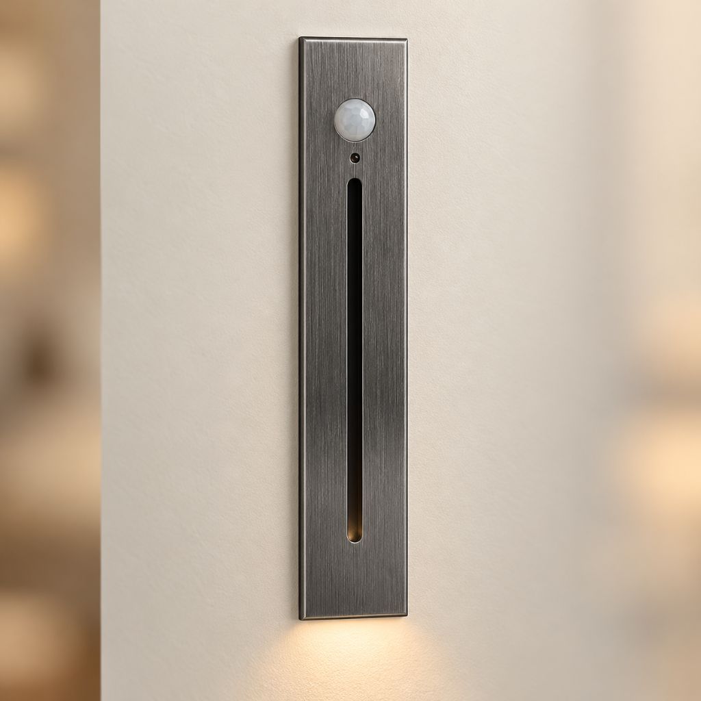 Slim Aluminium Recessed LED Step Light with Motion Sensor