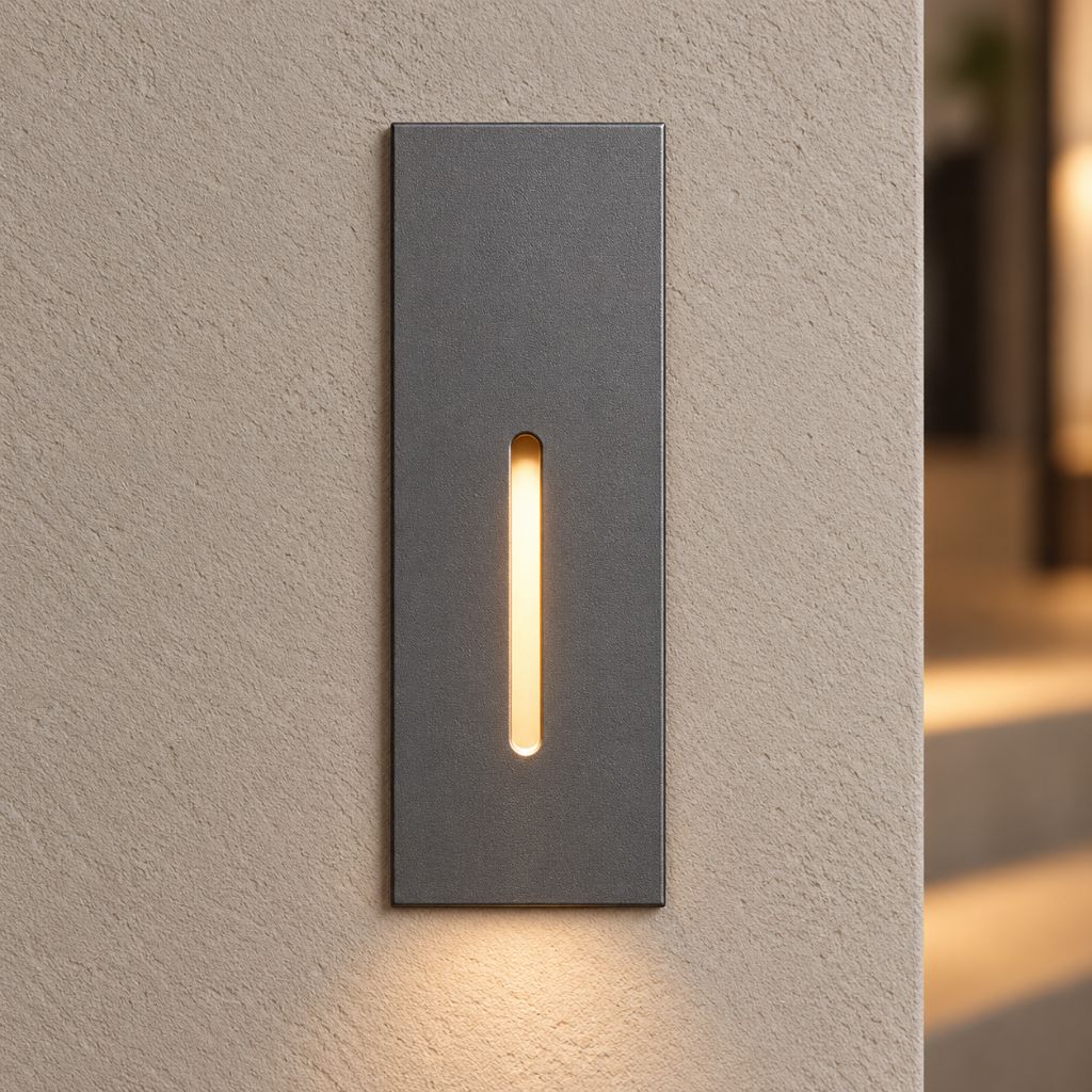 Slim Recessed LED Step Light with Optional PIR Sensor