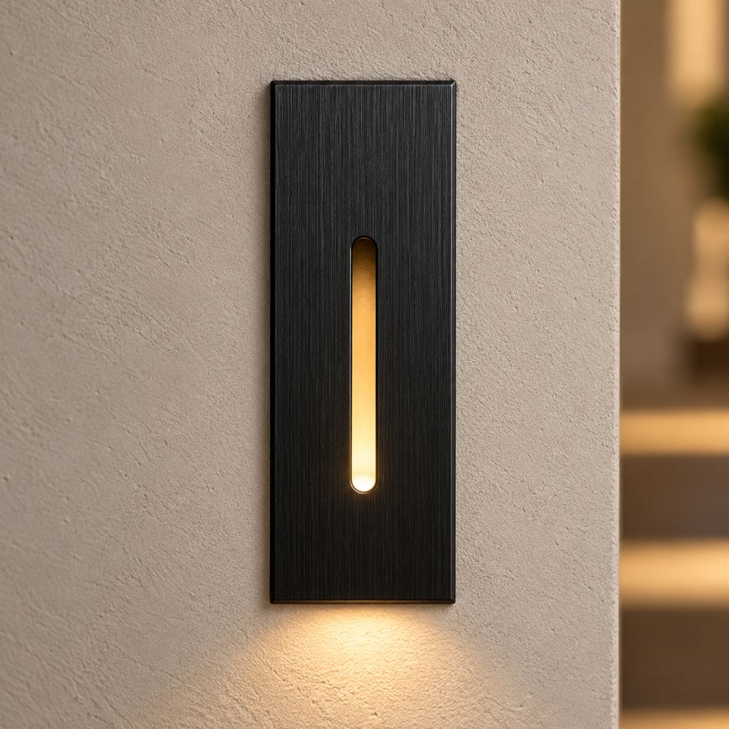 Slim Recessed LED Step Light with Optional PIR Sensor