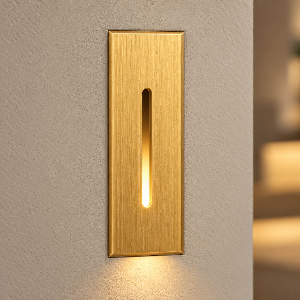 Slim Recessed LED Step Light with Optional PIR Sensor