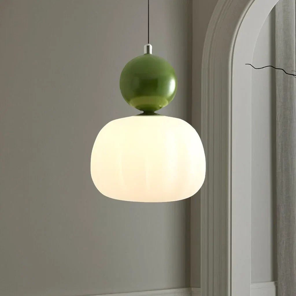 SoftGlow Art Deco Cream Pendant Light