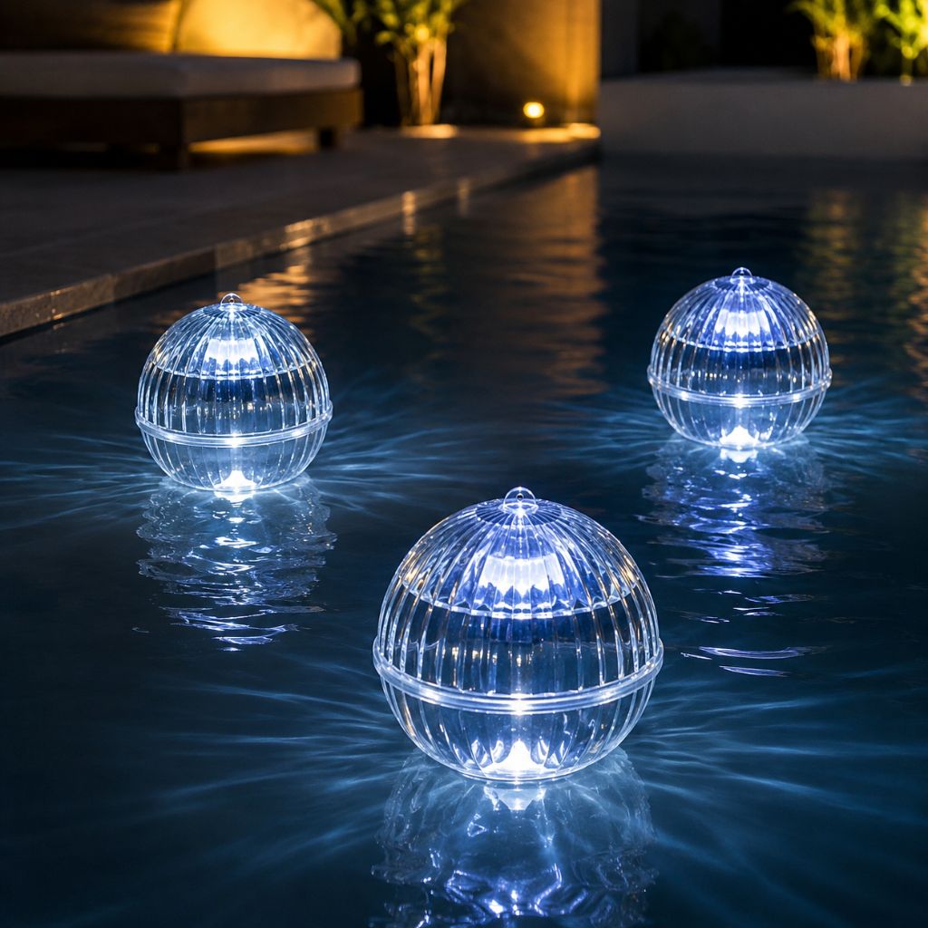 Solar Floating Pool Lights RGB Colour Changing - Waterproof LED Ball