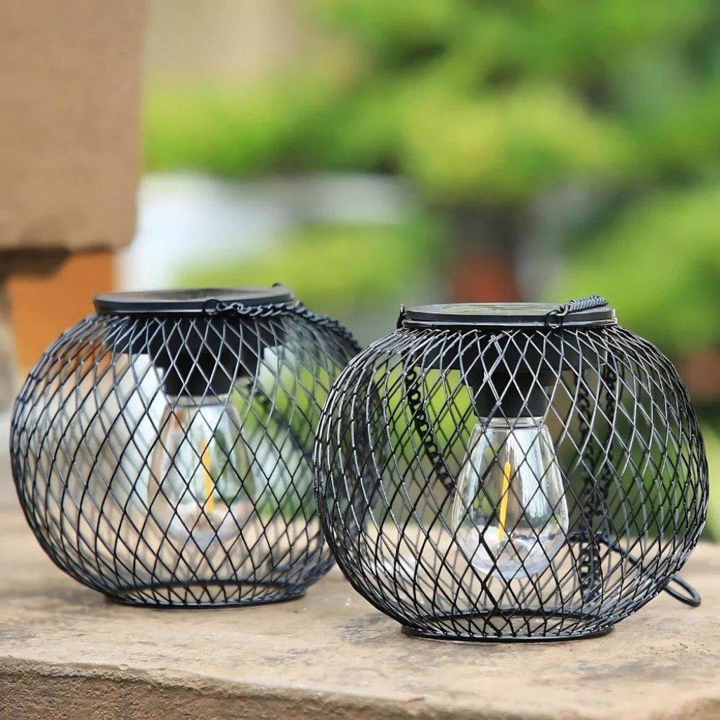 Solar Hanging Lantern Outdoor IP65 Waterproof Auto Sensor - Lattea Global