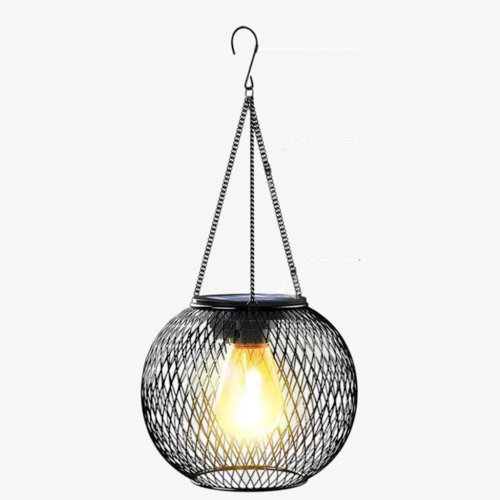 Solar Hanging Lantern Outdoor IP65 Waterproof Auto Sensor - Lattea Global