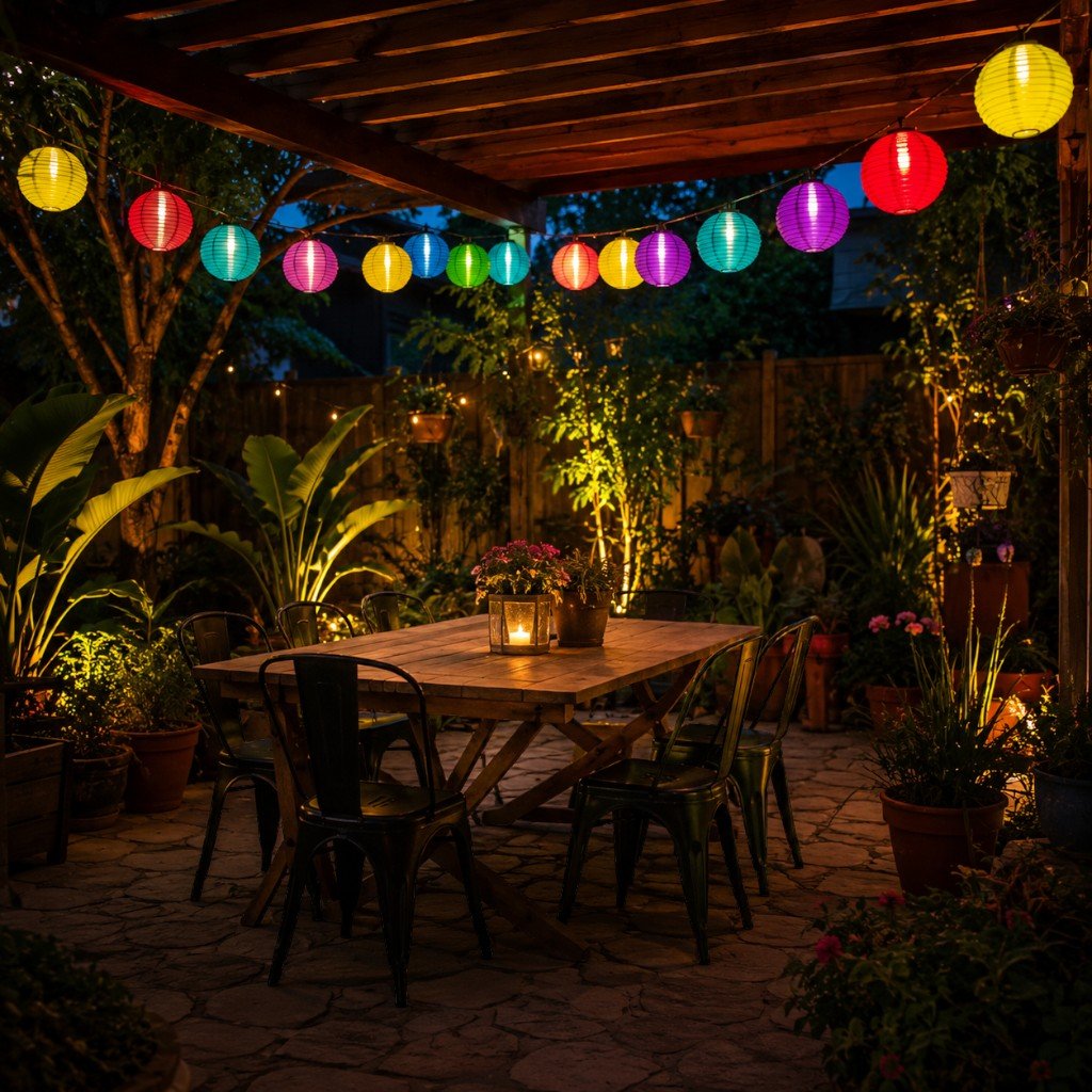 Solar Lantern String Lights IP65 Waterproof Outdoor Garden Patio Decor - Lattea Global