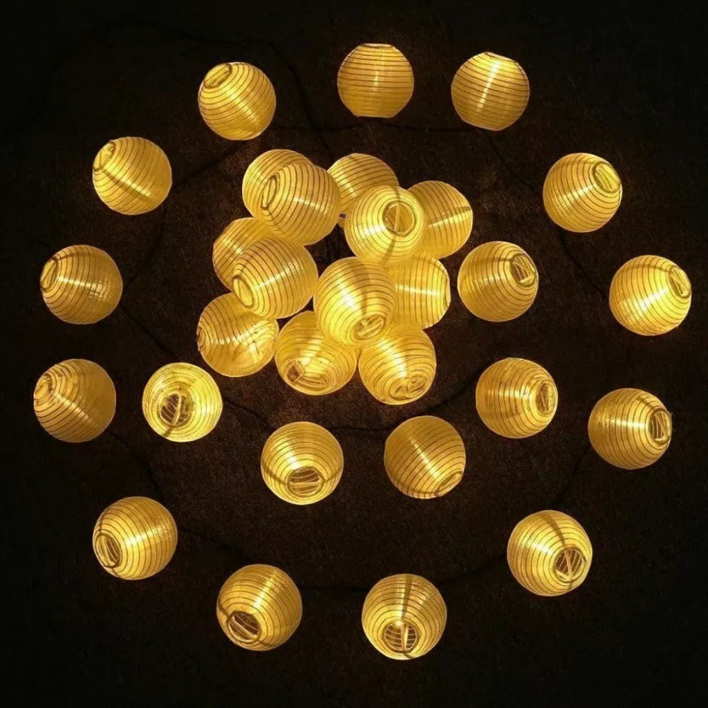 Solar Lantern String Lights IP65 Waterproof Outdoor Garden Patio Decor - Lattea Global