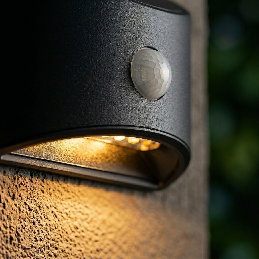 Solar Outdoor Garden Wall Light PIR Motion Sensor IP65 Waterproof Lamp - Lattea Global