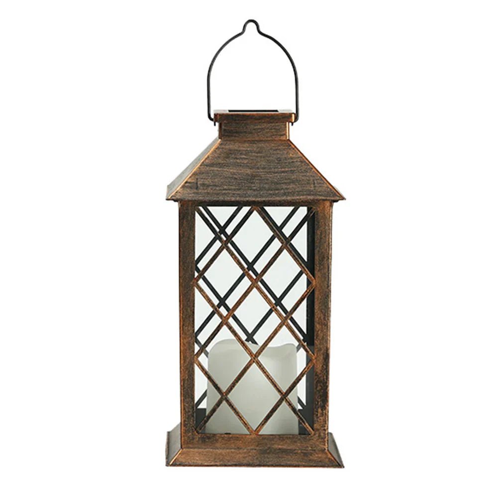 Solar Powered Candle Lantern for Outdoor Spaces - Lattea Global