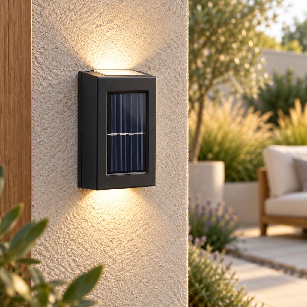 Solar Up and Down LED Outdoor Wall Lights IP65