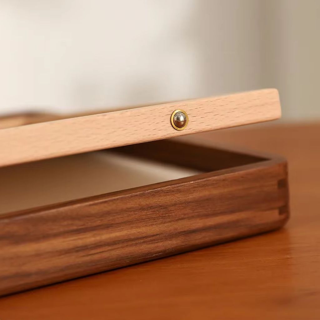 Solid Wood Mortise and Tenon Photo Frame with Rounded Edges