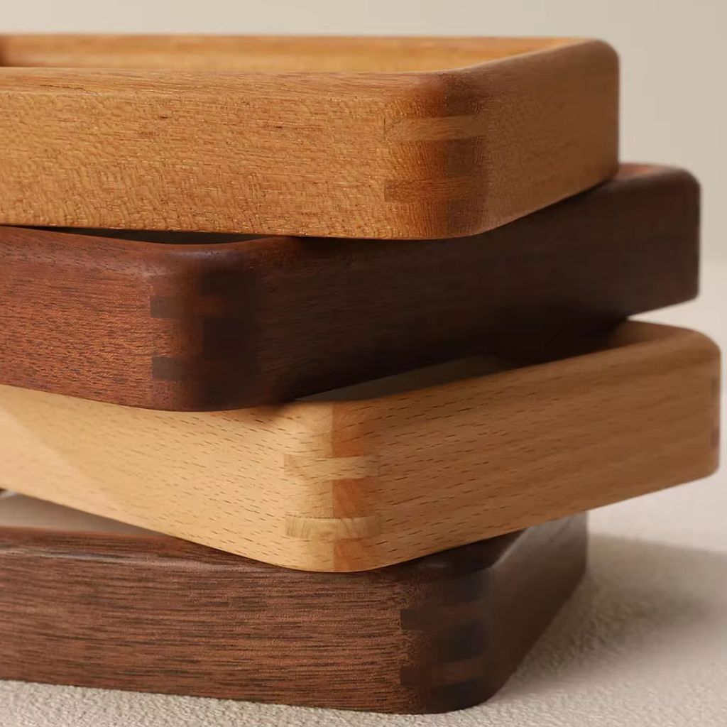 Solid Wood Mortise and Tenon Photo Frame with Rounded Edges