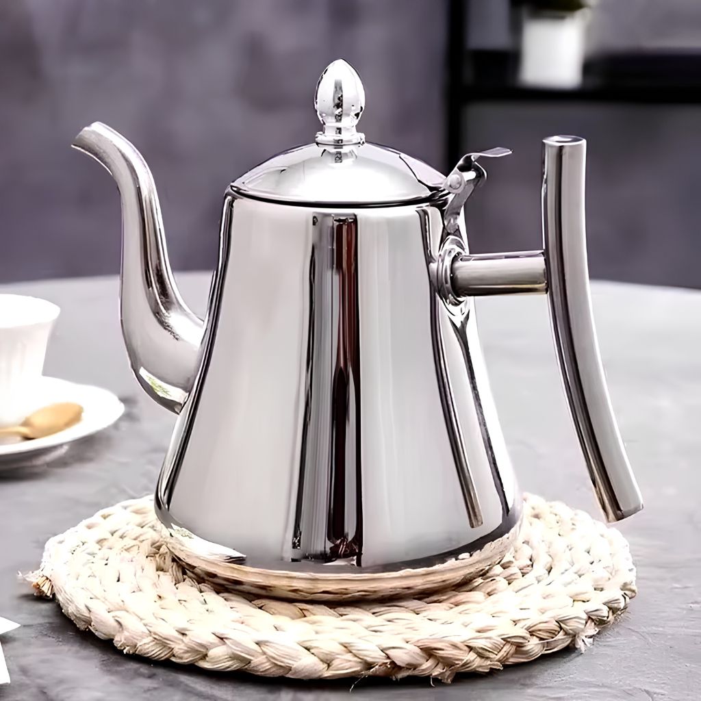 Stainless Steel Kettle with Built-in Filter