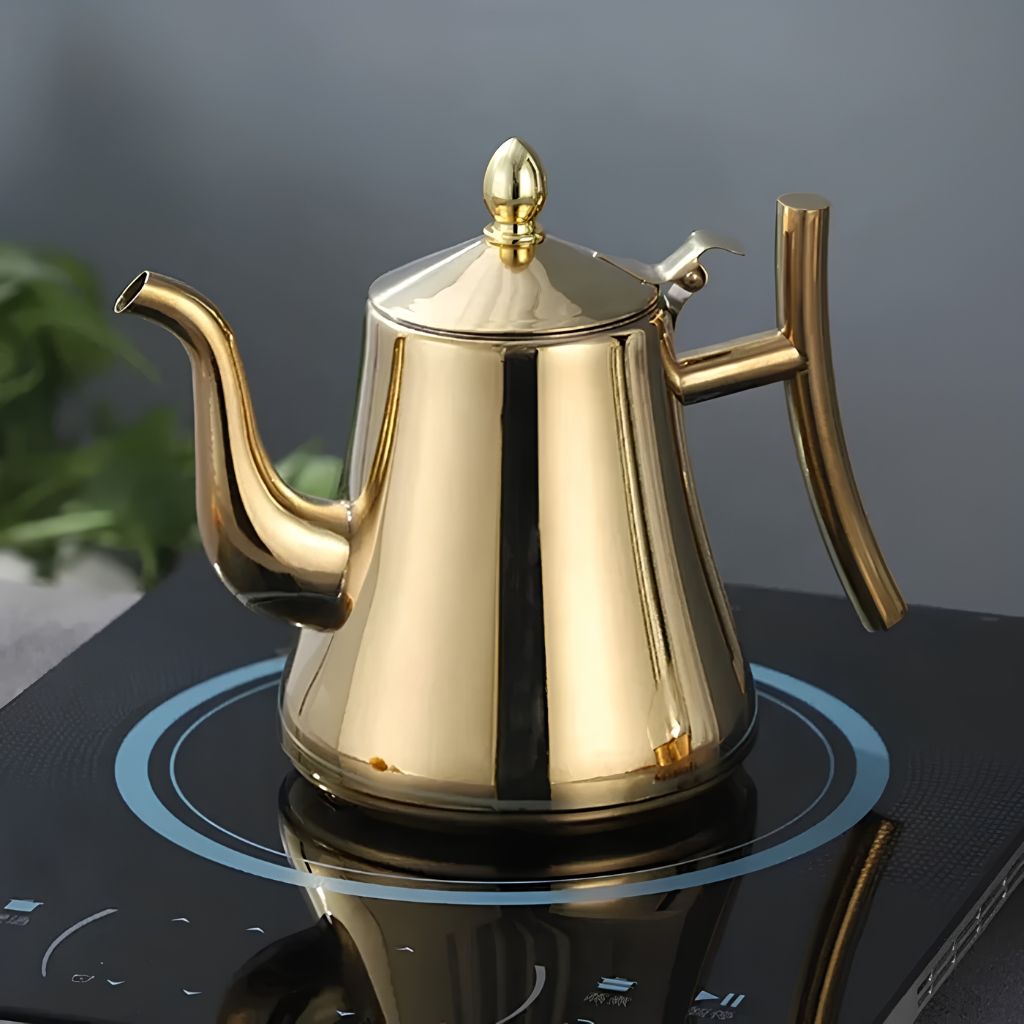 Stainless Steel Kettle with Built-in Filter