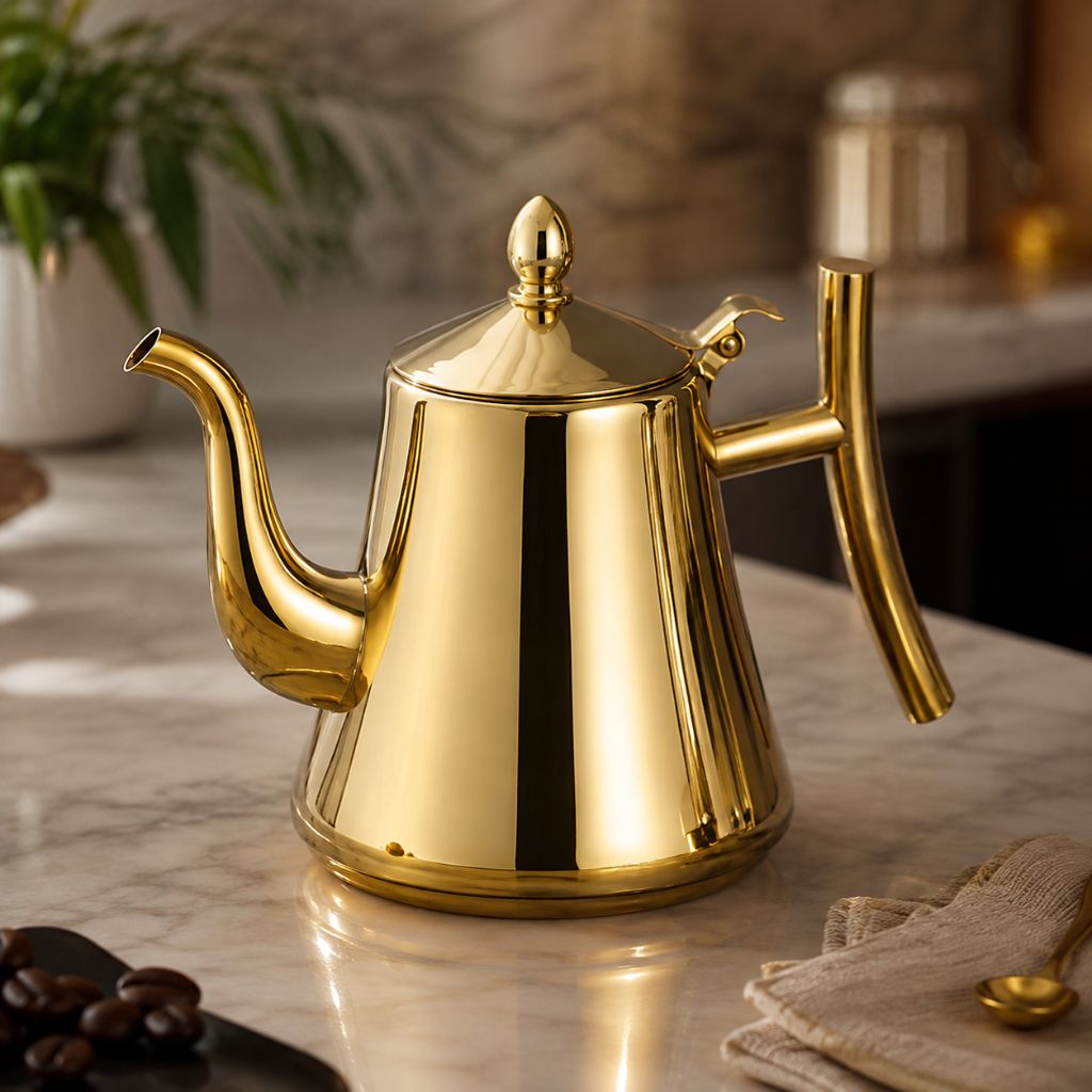 Stainless Steel Kettle with Built-in Filter
