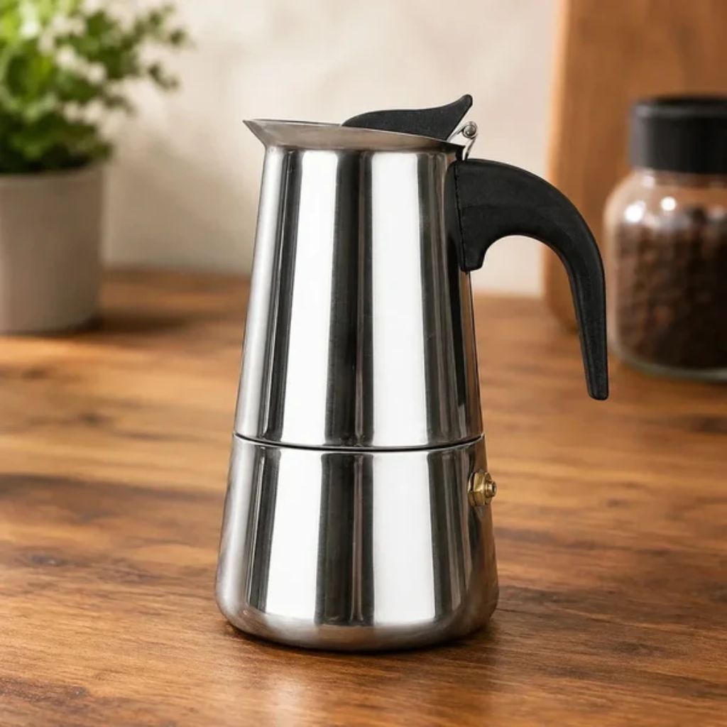 Stainless Steel Stovetop Italian Coffee Moka Pot
