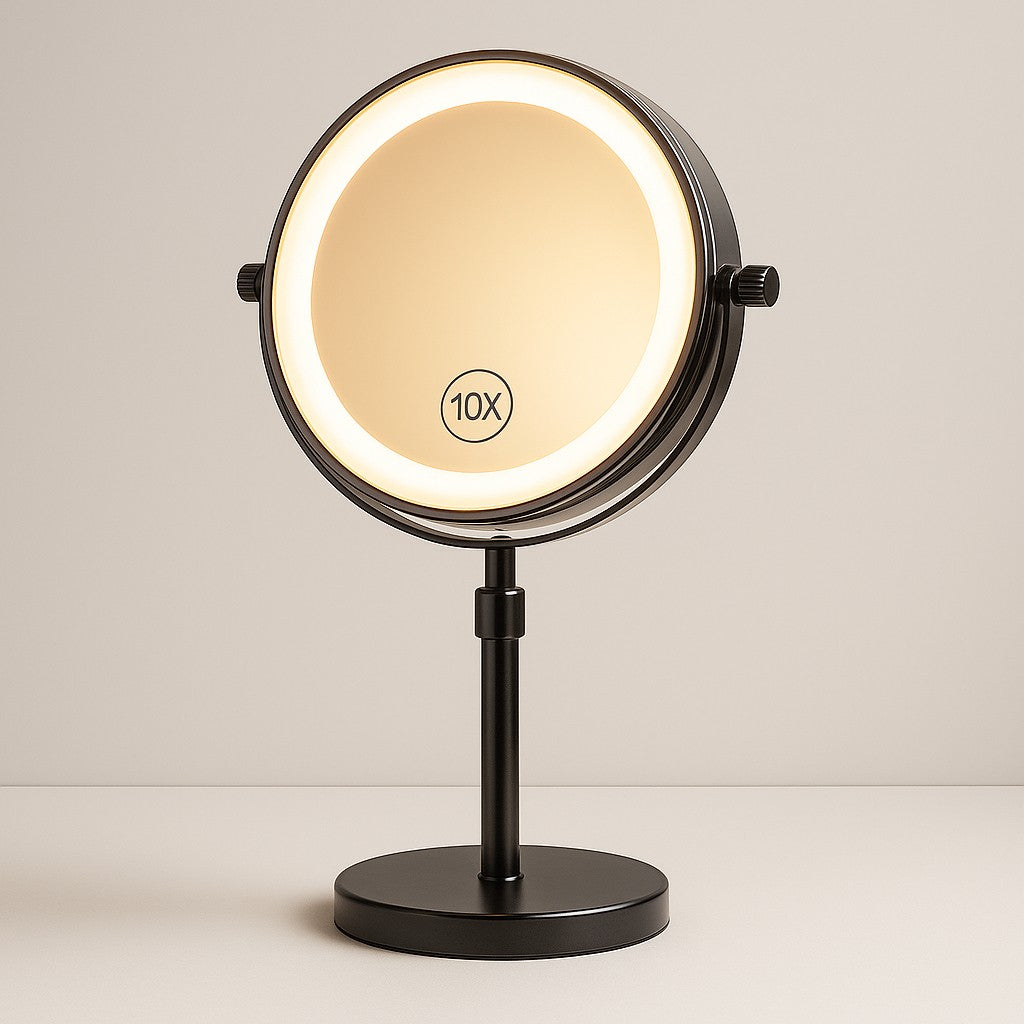 Standing LED Makeup Mirror for Bathroom