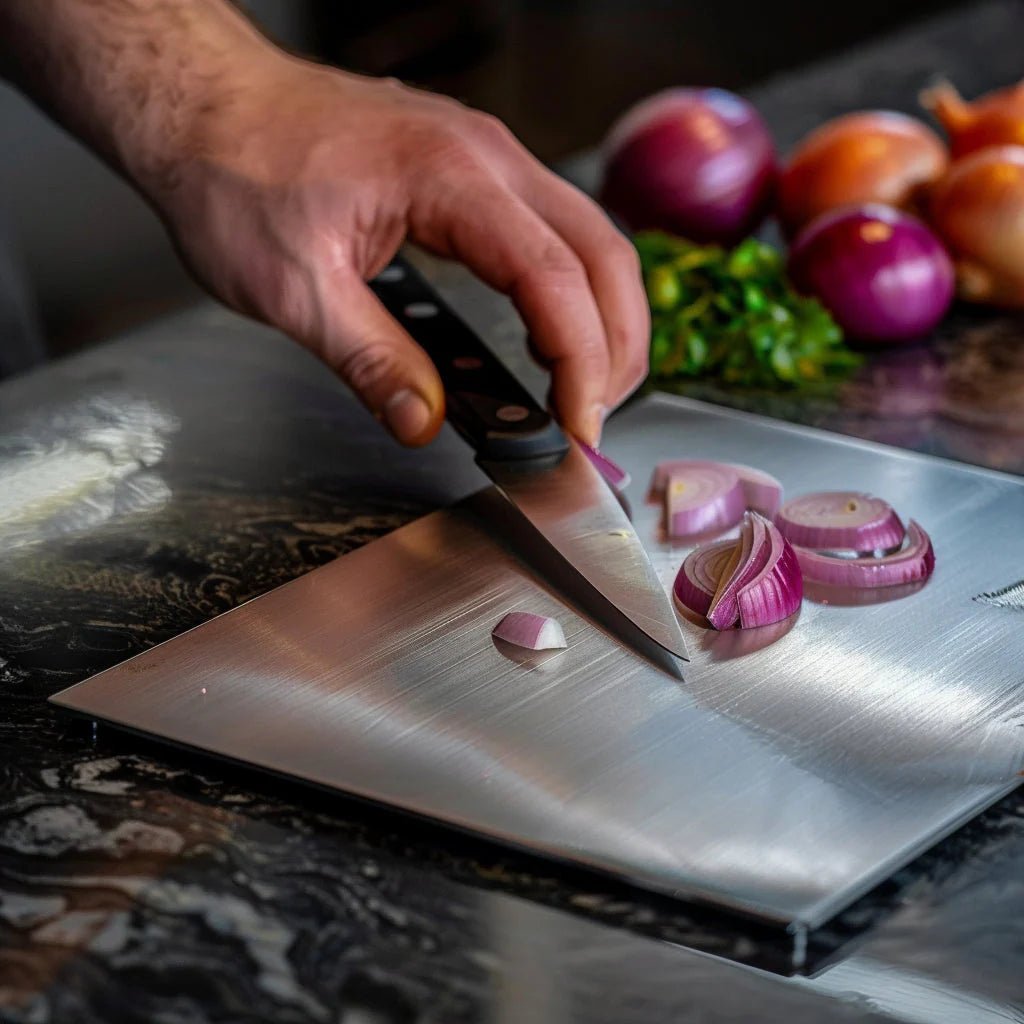 Steel Chopping Board - The Safest Non - Toxic Cutting Board - Lattea Global
