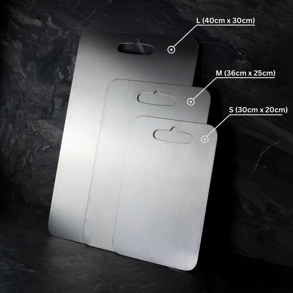 Steel Chopping Board - The Safest Non - Toxic Cutting Board - Lattea Global