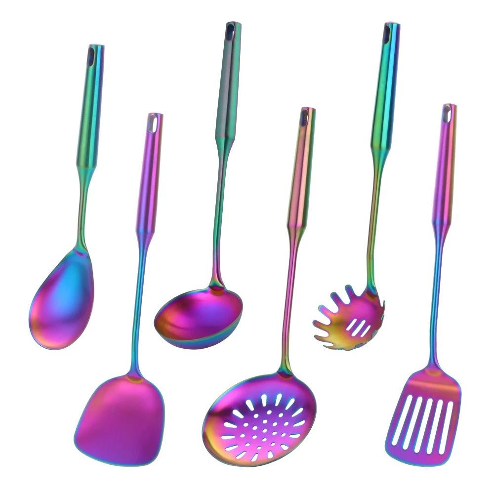 Stockholm 7 - Piece Stainless Steel Cooking Utensils Set Lattea - Lattea Global