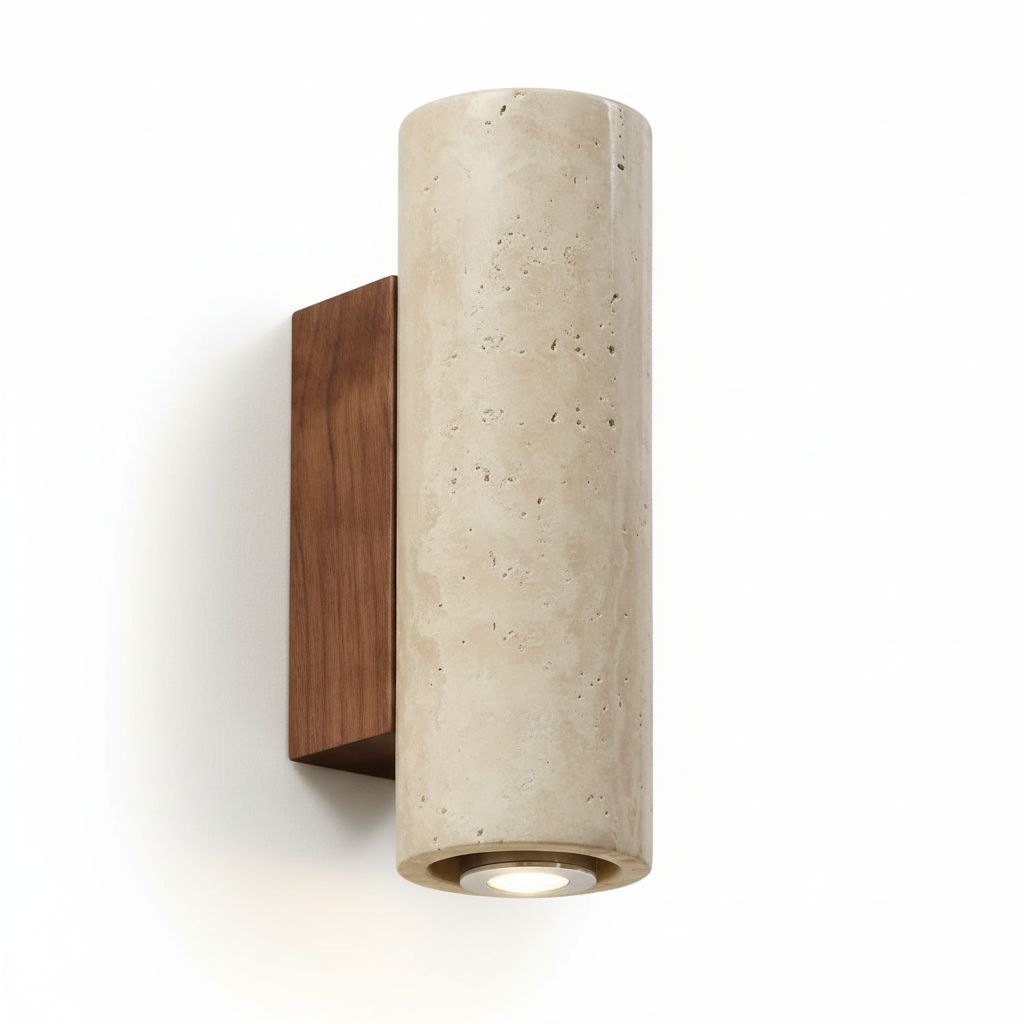 StoneShine - Wabi Sabi Travertine Wall Lamp