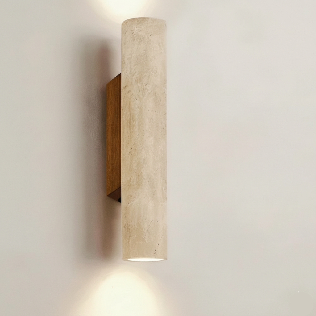 StoneShine - Wabi Sabi Travertine Wall Lamp
