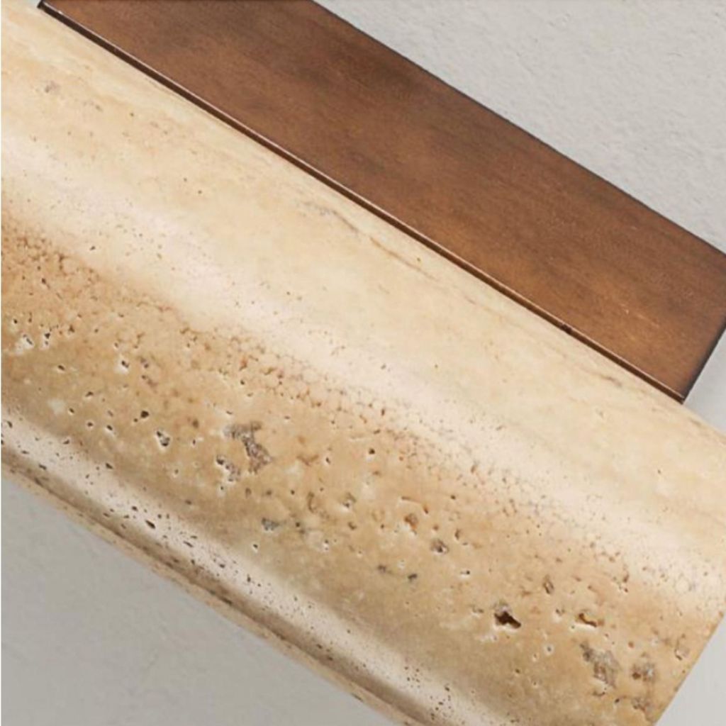 StoneShine - Wabi Sabi Travertine Wall Lamp